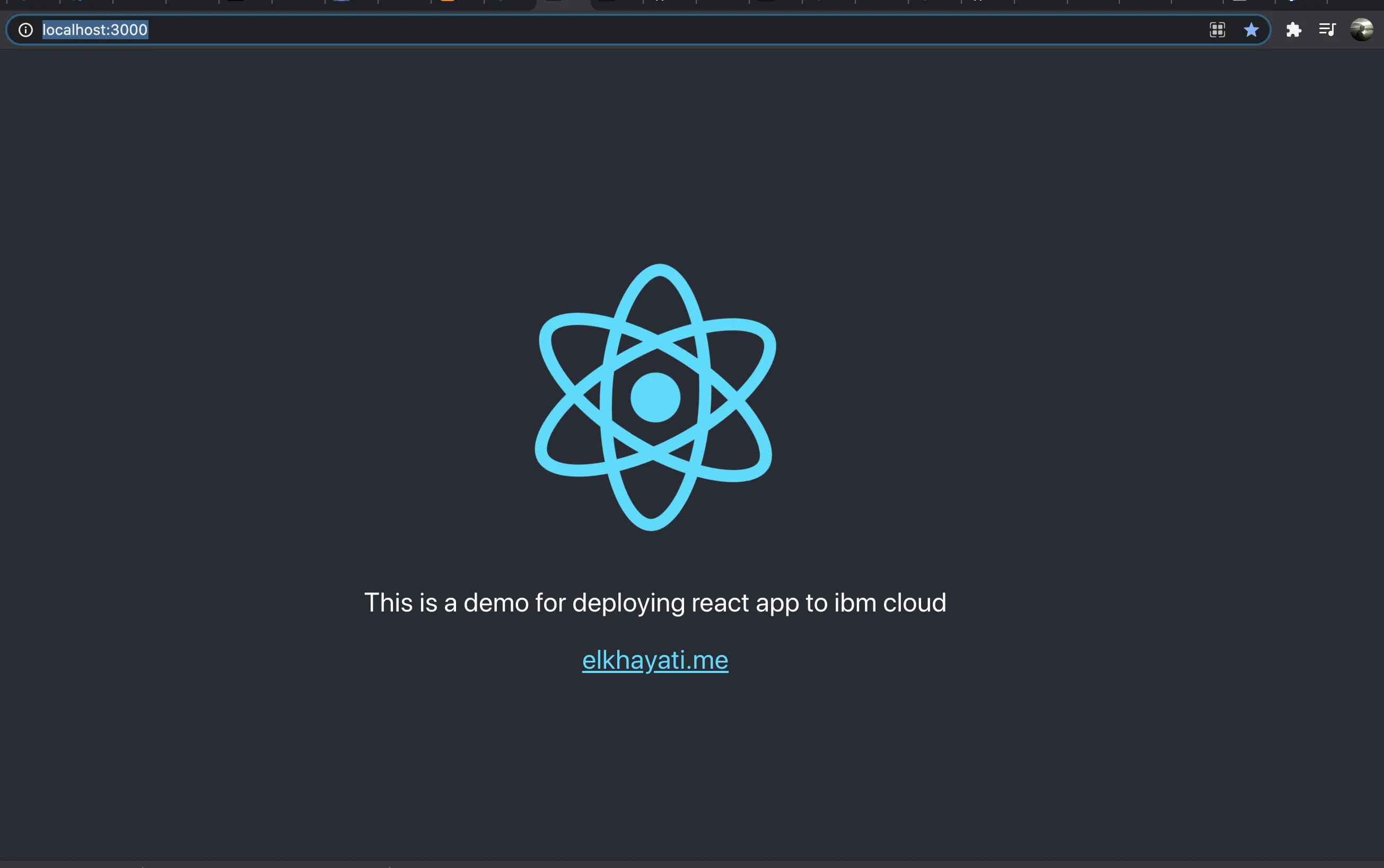 React app demo